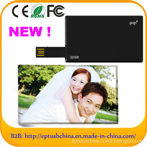 Customized Logo Card USB Flash Drive Pen Drive Disk (EC009)